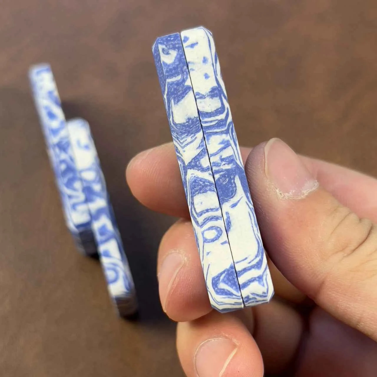 Blue & White Porcelain Slider