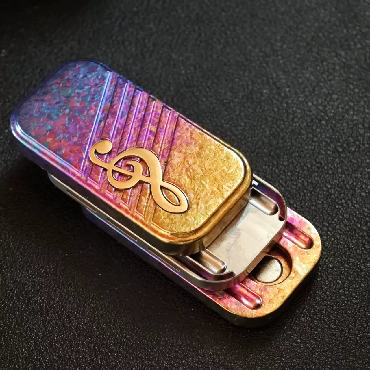 Iridescent Tuning Fork Slider