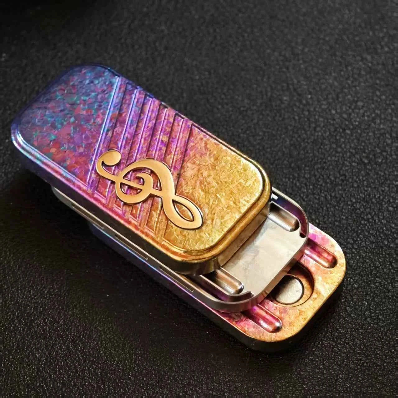 Iridescent Tuning Fork Slider