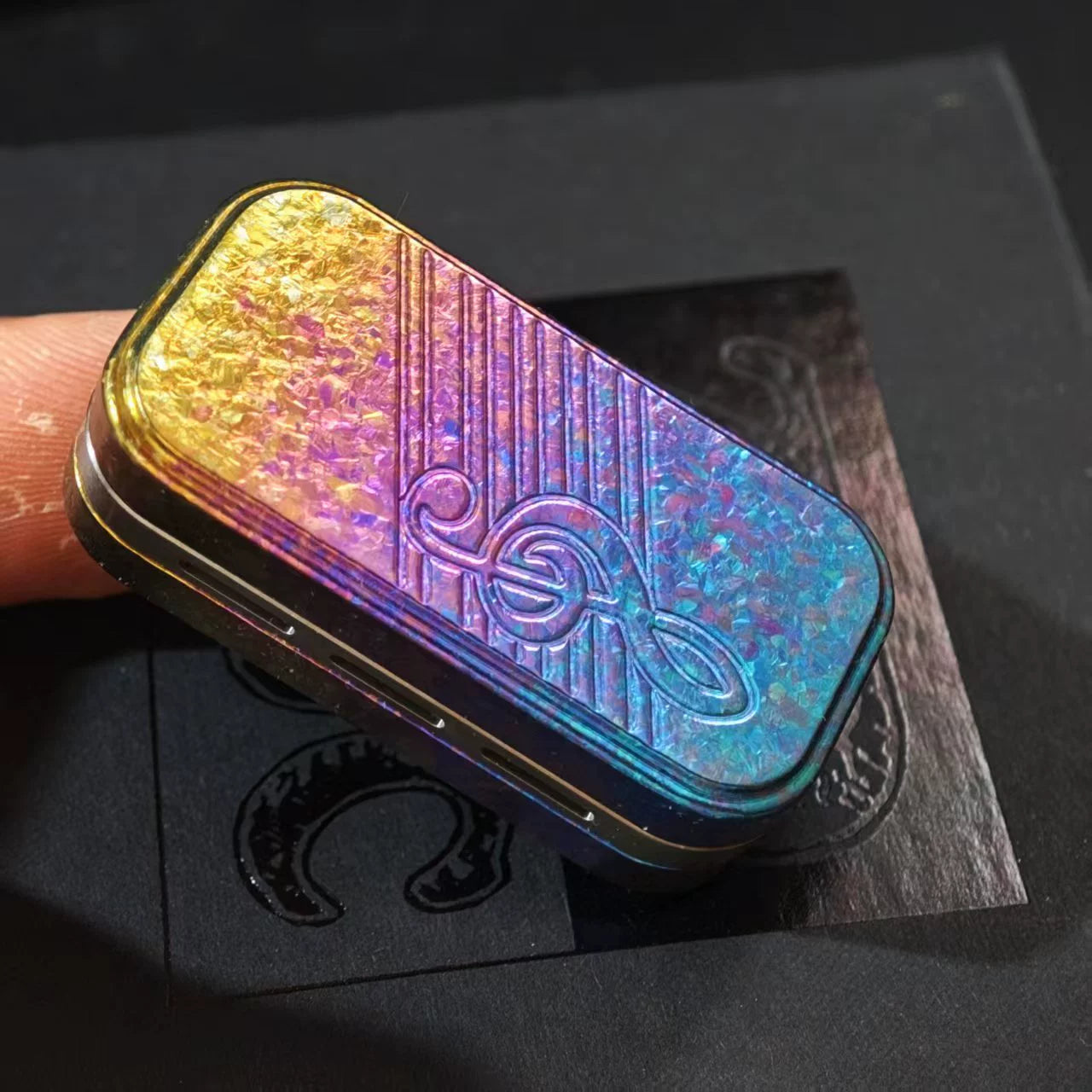 Iridescent Tuning Fork Slider