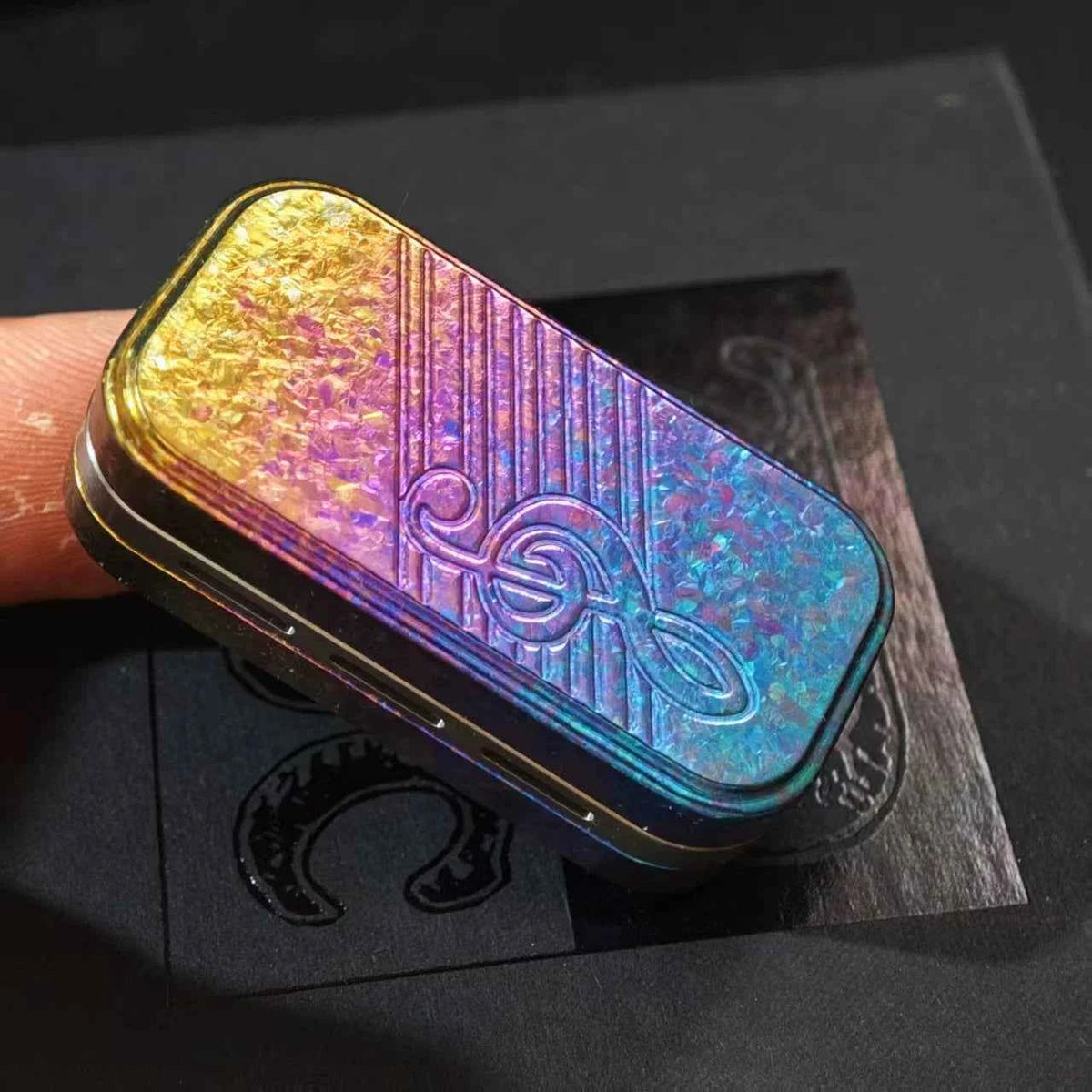 Iridescent Tuning Fork Slider