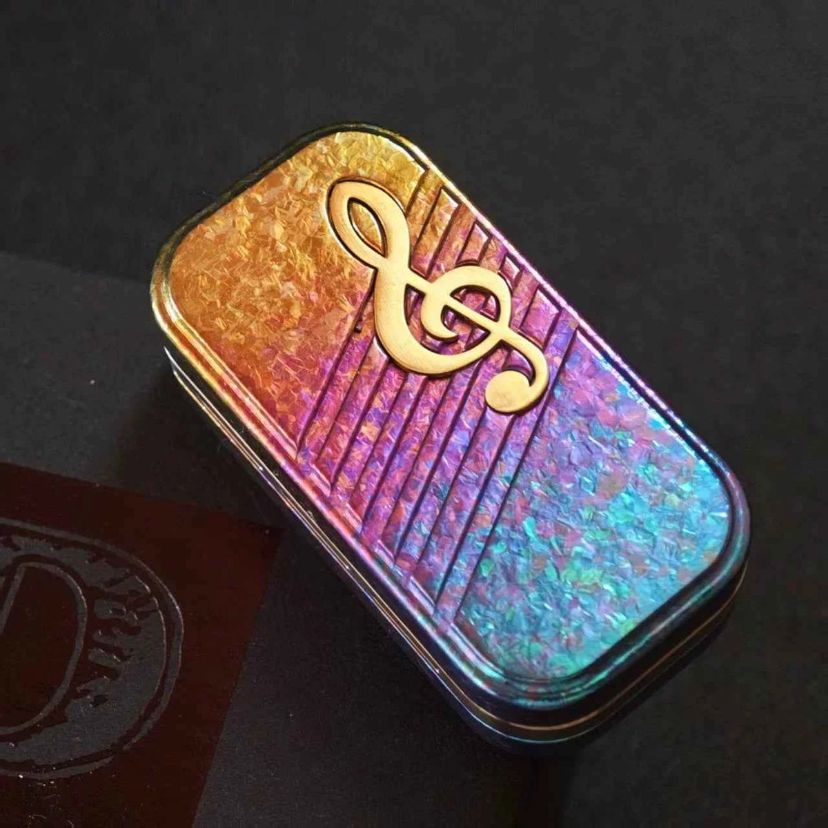 Iridescent Tuning Fork Slider