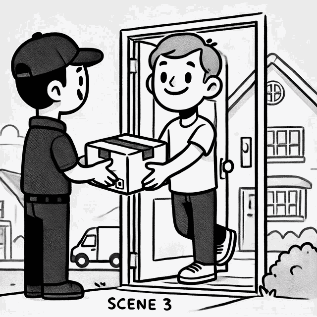 Step Three: Delivered to Your Doorstep